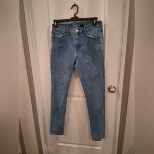 Women's Light Blue Stretch Skinny Jeans Size 36